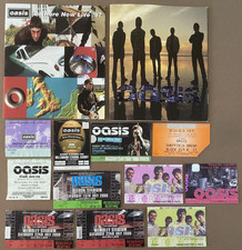 Oasis Ticket Stubs /Programmes