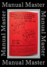 SINGER 4526 4528 4530 6213 6214 6215 6217 & 6606 SEWING MACHINE INSTRUCTION BOOK