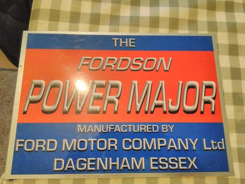 Fordson power major sign - power,