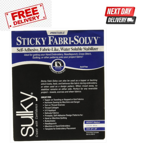 Sulky sticky fabri solvy - sulky,