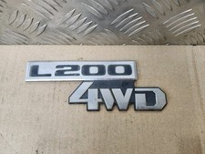 Mitsubishi L200 Door Badge 4WD Mk1 K34 K24 Emblem Front Left Right 1996 1995 2.5