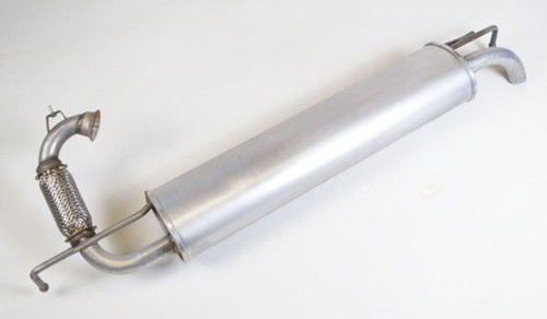 Exhaust rear silencer - rear, with
