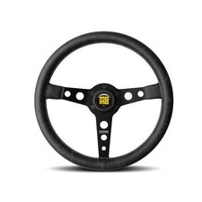 MOMO Prototipo Heritage Steering Wheel - Black/Black 350mm