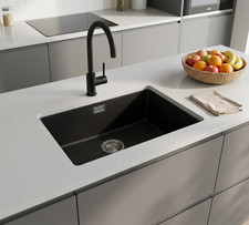 Single Bowl Undermount Black