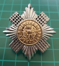Scots Guards Anodised Cap Badge BB-191