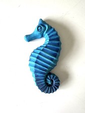 Seahorse Ornament Vintage Blue