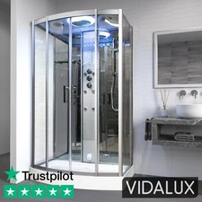 Steam Shower  SS 1200 x 850 Rectangular Vidalux UK's BEST BRAND - No Leaks