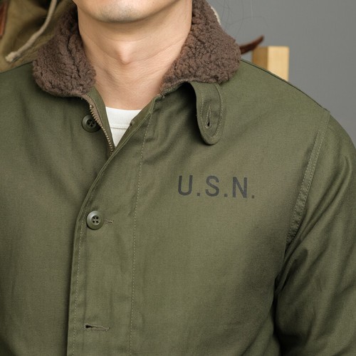 Vintage usn deck jacket - usn,