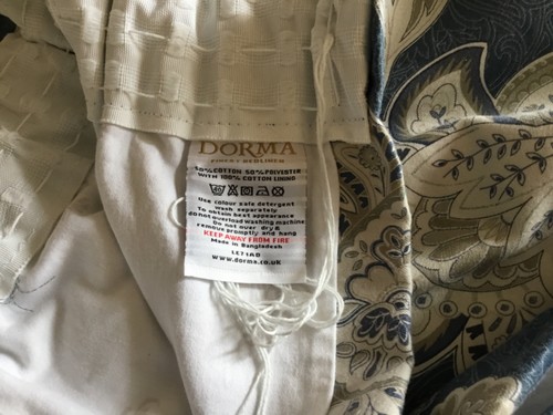 Dorma samsara blue curtains - samsara,
