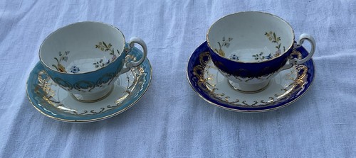 Two aynsley cup - two, saucers
