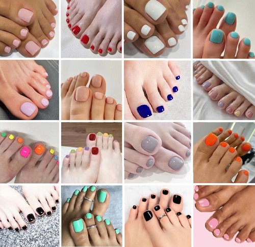 False toe nails - 20, colour