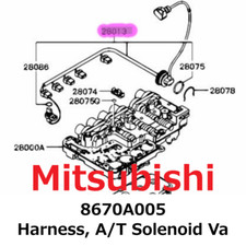 【NEW】 Mitsubishi Genuine PAJERO MONTERO Harness, A/T Solenoid Va 8670A005
