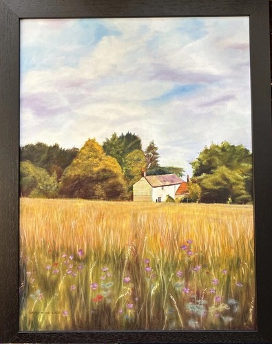 David king original framed - david, oil