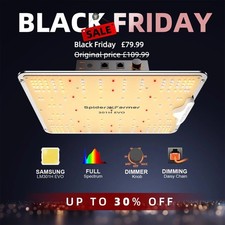 Spider Farmer SF1000EVO LED Grow Light Smart APP Control for Grow Tent Kits 