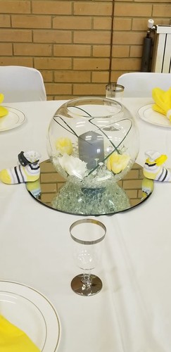 Fish bowls centrepieces - bowls,