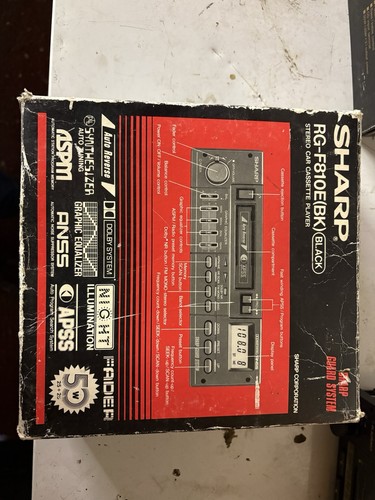 Sharp f810e radio - radio, cassette