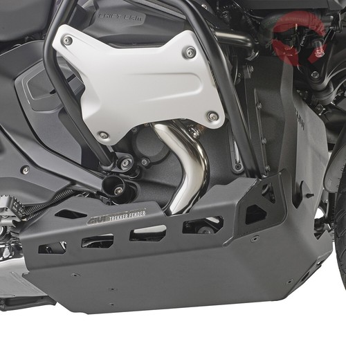 Black aluminium bumper givi - black,
