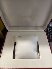 NEW Vintage CARTIER Red Leather Watch Box Empty