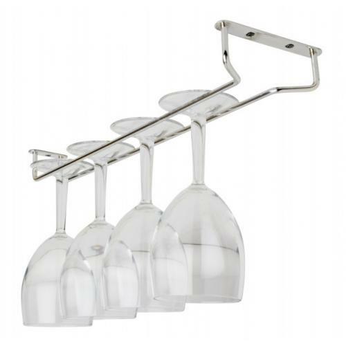 Chrome glass hanger wine - chrome,