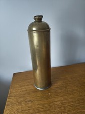 Antique French Copper Bed/Foot Warmer, Metal Hot Water Bottle Vintage 