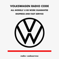 VW Radio Code - %100 Guaranteed Pin - All Model Support  - Instant Fast Delivery