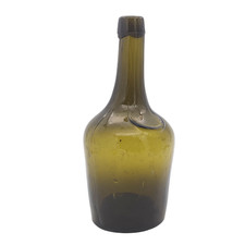 Vintage Olive Green Glass