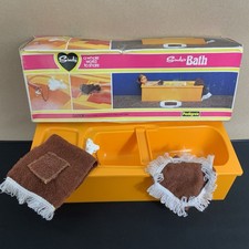 Vintage Sindy Doll Bath Bathroom House Furniture Pedigree Toys 1970’s