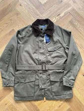 NEW Ralph Lauren Belted Ventile Field Jacket Green L