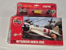 AIRFIX MITSUBISHI A6M2B ZERO 1:72 KIT UNUSED IN BOX INCLUDES PAINTS, BRUSH, POLY