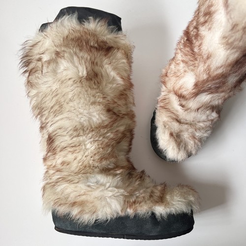 Vintage fur mukluk - fur, boots