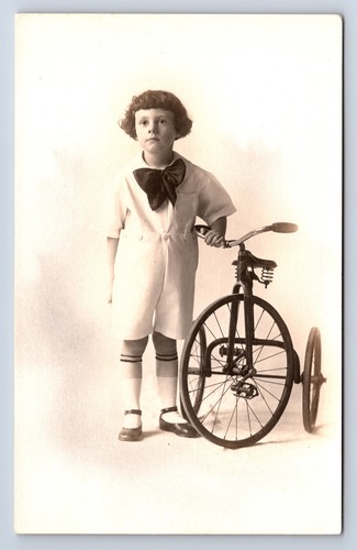 Vintage rppc studio portrait - vintage,