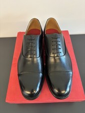 Grenson Bert Oxford Shoes UK 8 – Black Leather – Brand New in Box – RRP £275