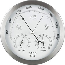 GardenMate 3 in 1 Weather Station for Indoor and Outdoor use - Barometer Thermo