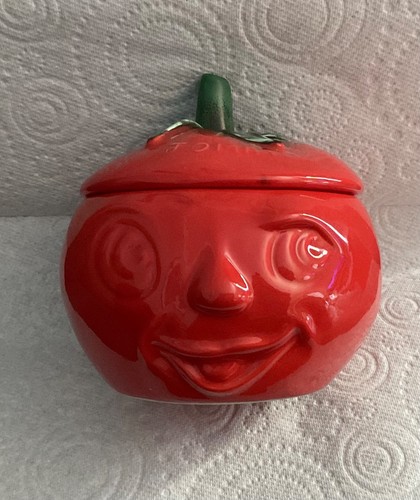 Vintage sylvac tomato face pot - sylvac,