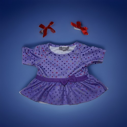 Build bear dress purple star - bear,
