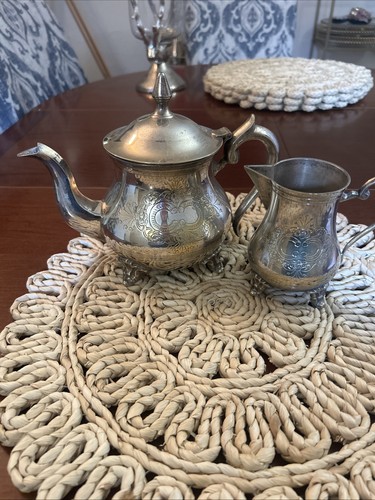 Epns teapot and - epns, milk