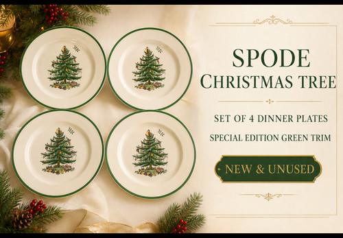 Spode christmas tree dinner - tree,