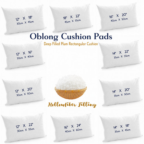 Oblong cushion pad rectangular - cushion,