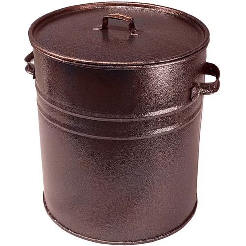 Metal ash bucket fireside - ash,