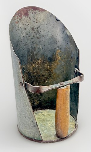 Vintage galvanized metal coal - vintage,