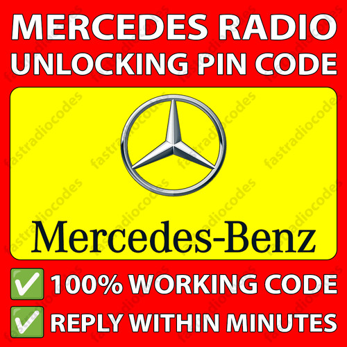 Mercedes unlocking radio - ✅mercedes,
