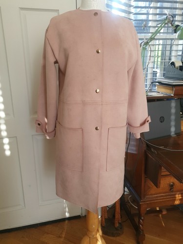 Zara dusk pink length coat - 3/4,
