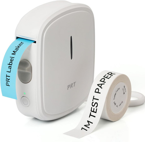 Label maker machine with - label,