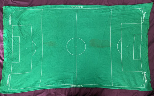 Subbuteo cloth playing - cloth,