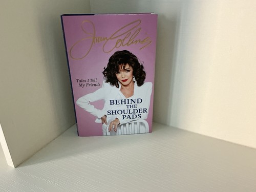 Joan collins signed behind the - joan,