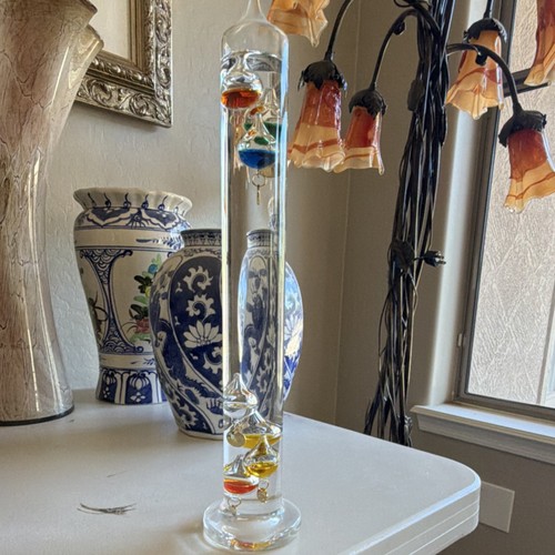 Galileo glass thermometer with - galileo,