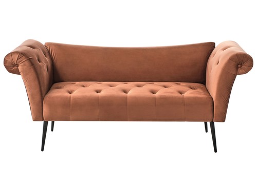 Chaise longue nantilly - longue, velvet