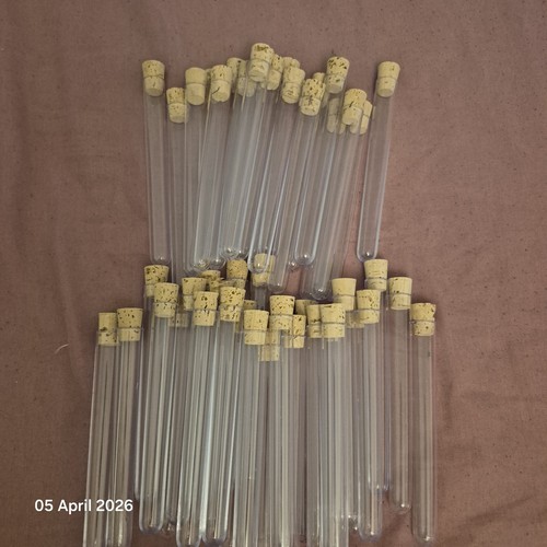 Test tubes with cork - test,