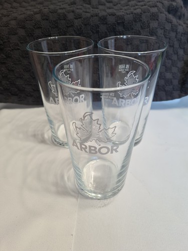Arbor brewery pint glasses - brewery,