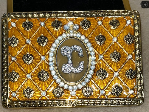 Faberge gold crystal - gold,,